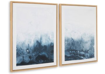 Holport Blue/White Wall Art Set (2/CN)