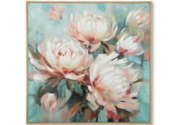 Parryville Aqua/Pink Wall Art - Image 2