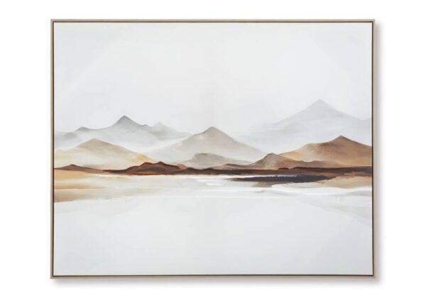 Karalen White/Gray/Brown Wall Art - Image 2