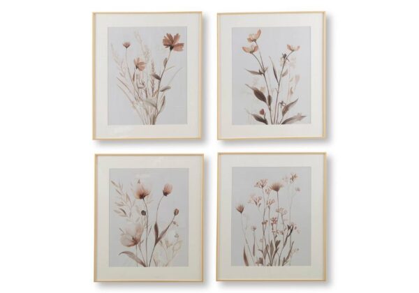 Chettings Beige/Gray/Blush Wall Art Set (4/CN) - Image 2