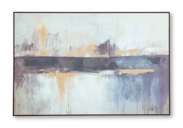 Gatesford Blue/White/Tan Wall Art - Image 2