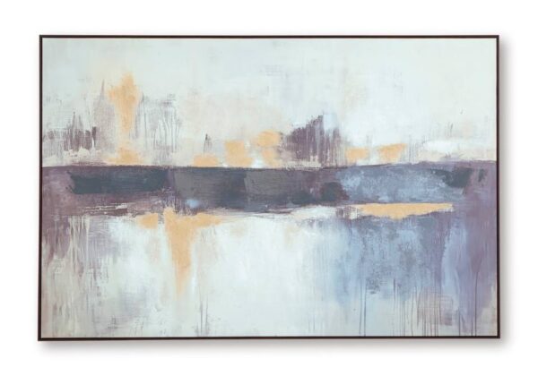 Gatesford Blue/White/Tan Wall Art - Image 2