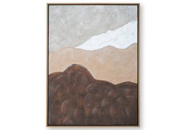 Fanthorne Tan/Brown/White Wall Art - Image 2