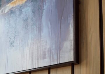Gatesford Blue/White/Tan Wall Art - Image 3