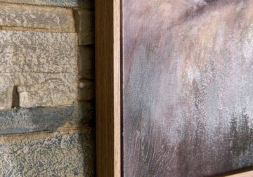 Landerton Brown/Blue/White Wall Art - Image 3