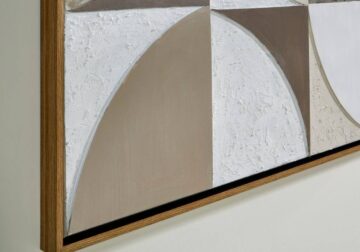 Harelman Tan/Taupe/White Wall Art - Image 3