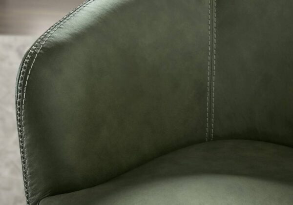 Derby Green Swivel Club Chair - Image 3