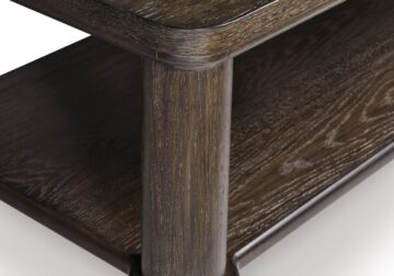 Bannette Dark Brown Rectangular Cocktail Table - Image 4