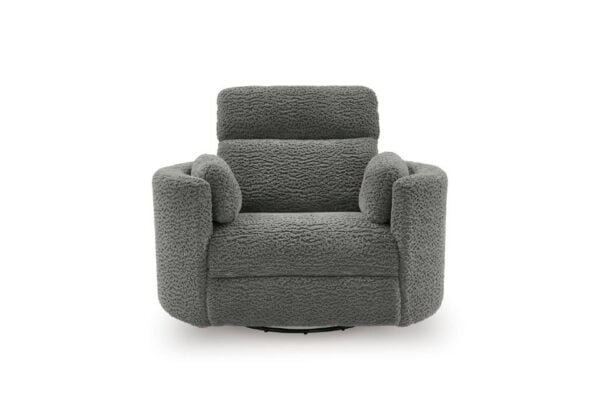 Gosaldo Silver Lead Glider Power Recliner - Image 5