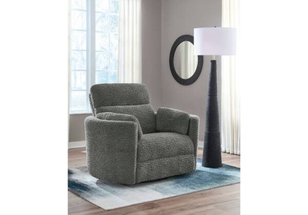 Gosaldo Silver Lead Glider Power Recliner - Image 3