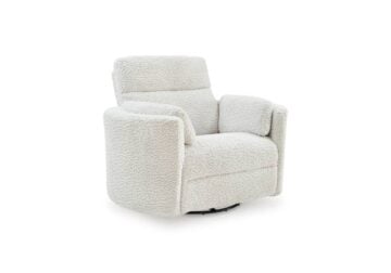 Alternative view of Gosaldo Silver Swivel Glider Power Recliner