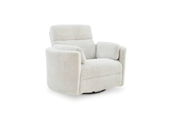 Gosaldo Silver Swivel Glider Power Recliner - Image 2